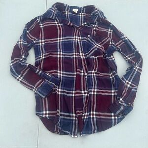 Button Down Plaid shirt by Garage
